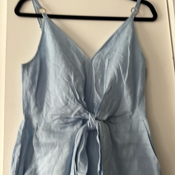 Reiss linen kay V neck dress - Picture 3 of 6